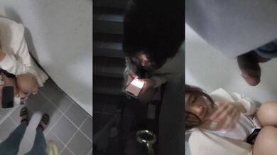 Thần G Hàn Quốc thổi kèn vào miệng nữ sinh đại học ở cầu thang