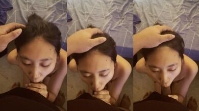 Singaporean sister Ke Xin blowjob boyfriend perspective