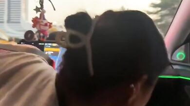 Tesla owner waits for green light to have oral sex