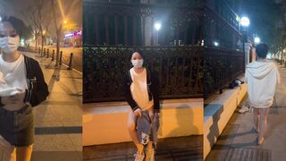 [Selfie] In 2024, XiuRen.com's shocking series, [Doubanjiang], Shanghai Putuo District, exposed at night, people coming and going next to it, it's rare for a top model to be so bold! Just look at the host
