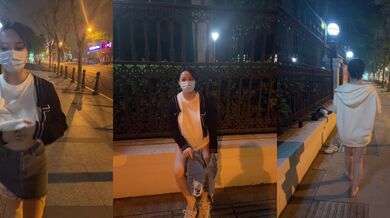 [Selfie] In 2024, XiuRen.com&#39;s shocking series, [Doubanjiang], Shanghai Putuo District, exposed at night, people coming and going next to it, it&#39;s rare for a top model to be so bold! Just look at the host