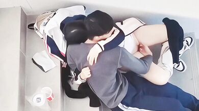 caught high school couple digging holes in the building