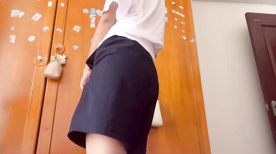 女子高生のストリップ自撮り 28