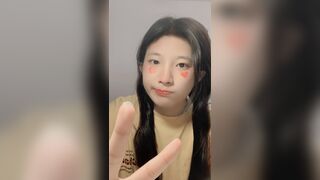 Contrasting temperament big tits long legs girl 4