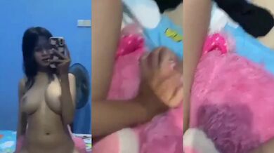 巨乳の女の子の自撮り